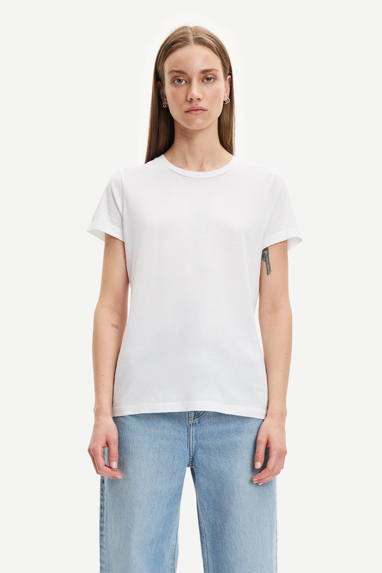 Solly Solid t-shirt - hvid